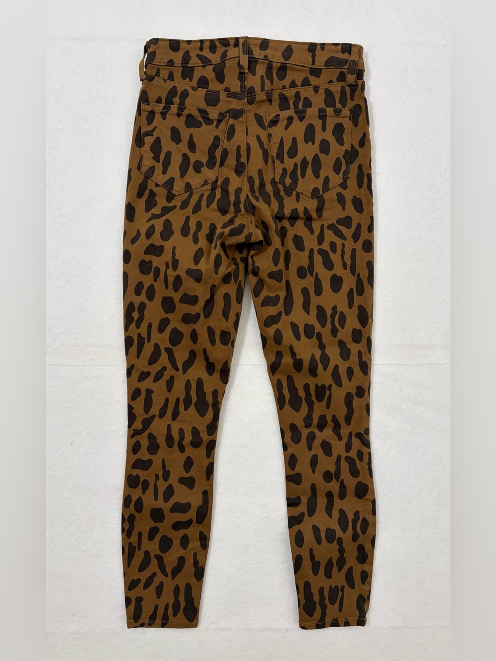 L'AGENCE Brown and Black Leopard Print Skinny Jeans - Picture 3 of 5